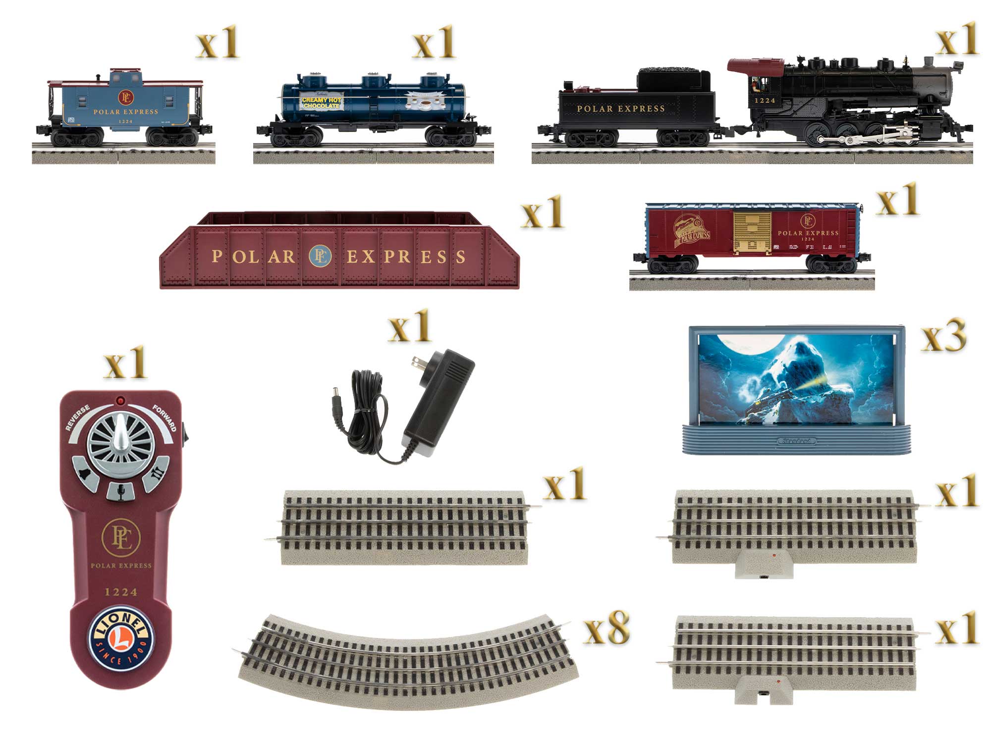 the polar express lionel lionchief train set